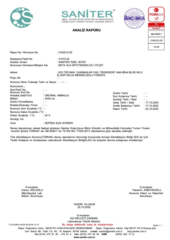 Mikrobiyoloji Raporu